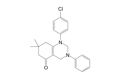 1-(4-Chlorophenyl)-7,7-dimethyl-5-oxo-3-phenyl-1,2,3,4,5,6,7,8-octahydroquinazoline