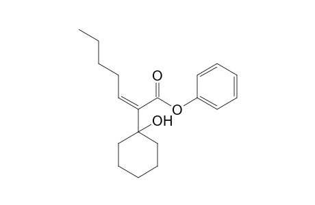 Phenyl (Z)-2-(1-Hydroxycyclohexyl)hept-2-enoate