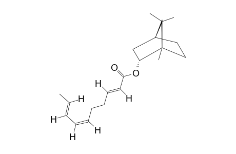 DECA-2E,6Z,8E-TRIENOIC-ACID-BORNYLESTER