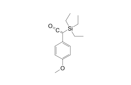 2-(4-METHOXYPHENYL)-2-TRIETHYLSILYLETHEN-1-ONE