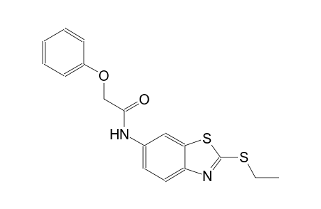 N-[2-(ethylsulfanyl)-1,3-benzothiazol-6-yl]-2-phenoxyacetamide