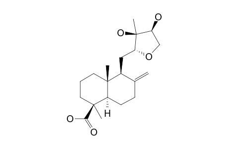 12-(R),13-(R),14-(S)-TRIHYDROXY-LABDA-12,15-EPOXY-8(17)-EN-19-OIC-ACID