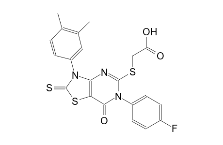 acetic acid, [[3-(3,4-dimethylphenyl)-6-(4-fluorophenyl)-2,3,6,7-tetrahydro-7-oxo-2-thioxothiazolo[4,5-d]pyrimidin-5-yl]thio]-