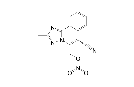 6-CYANO-2-METHYL-[1,2,4]-TRIAZOLO-[5,1-A]-ISOQUINOLINE-5-METHANOLNITRATE