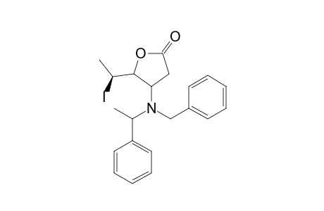 (3S,4R,5S,ALPHA-R)-3-[N-BENZYL-N-(ALPHA-METHYLBENZYL)-AMINO]-5-IODOHEXANO-4-LACTONE