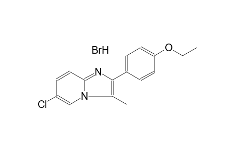 4-(6-chloro-3-methylimidazo[1,2-a]pyridin-2-yl)phenyl ethyl ether hydrobromide