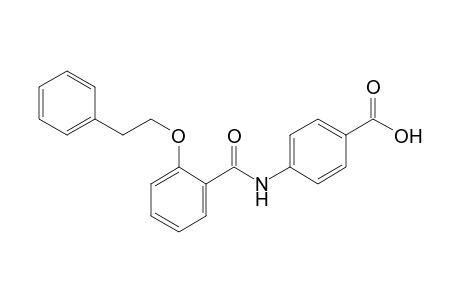 p-[o-(phenethyloxy)benzamido]benzoic acid