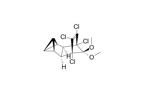 (1-ALPHA,2-ALPHA,3-ALPHA,3A-BETA,4-ALPHA,7-ALPHA,7A-BETA)-4,5,6,7-TETRACHLORO-2,3,3A,4,7,7A-HEXAHYDRO-8,8-DIMETHOXY-4,7-METHANO-1,2,3-METHENO-1H-INDENE