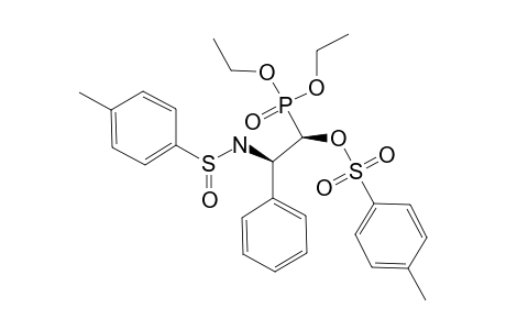 DIETHYL-[S-(S),1S,2R]-(+)-1-(PARA-TOLUENESULFONYLOXY)-2-PHENYL-2-(PARA-TOLUENESULFINAMIDE)-ETHYLPHOSPHONATE