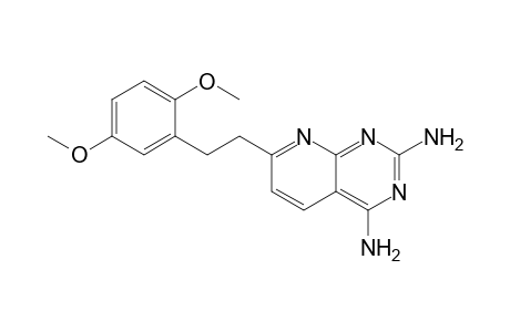 7-[2-(2,5-dimethoxyphenyl)ethyl]pyrido[2,3-d]pyrimidine-2,4-diamine