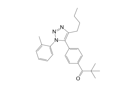 1-(4-(4-Butyl-1-o-tolyl-1H-1,2,3-triazol-5-yl)phenyl)-2,2-dimethylpropan-1-one