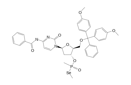 (S(P))-5'-O-DIMETHOXYTRITYL-N(4)-BENZOYL-2'-DEOXYCYTIDINE-3'-O-(SE-METHYLMETHANEPHOSPHONOSELENOLATE);FAST-(S(P))