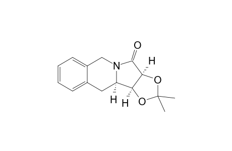 (1S,2S,10aR)-1,2-(Isopropylidenedioxy)-1,2,3,5,10,10a-hexahydrobenzo[f]indolizin-3-one