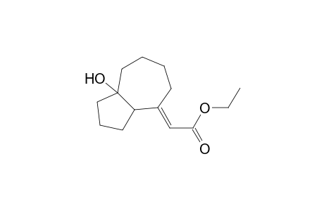 Acetic acid, (octahydro-8a-hydroxy-4(1H)-azulenylidene)-, ethyl ester