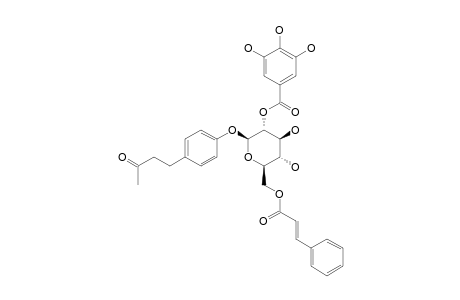 4-(4-HYDROXYPHENYL)-2-BUTANONE-4'-O-BETA-D-(2-O-GALLOYL-6-O-CINNAMOYL)-GLUCOPYRANOSIDE