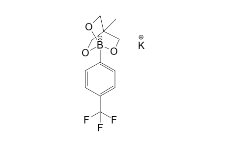 Potassium 4-methyl-1-[4-(trifluoromethyl)phenyl]-2,6,7-trioxa-1-boranuidabicyclo[2.2.2]octane