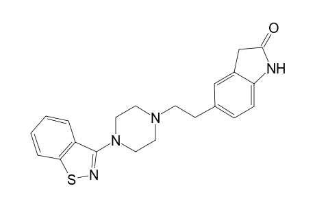 5-(2-(4-(1,2-Benzisothiazol-3-yl)piperazinyl)ethyl)-1,3-dihydro-2(1H)-indol-2-one