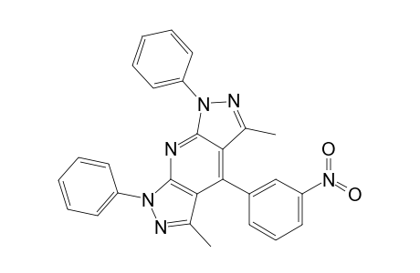 3,5-DIMETHYL-4-(3-NITROPHENYL)-1,7-DIPHENYL-1H,7H-BISPYRAZOLO-[3,4-B:4',3'-E]-PYRIDINE