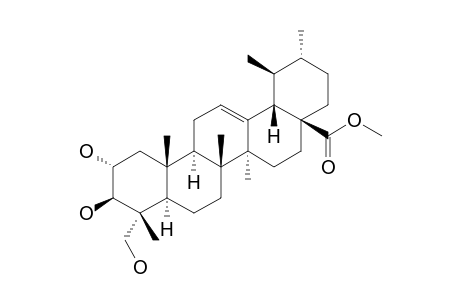 METHYL-ASIATATE;METHYL-2-ALPHA,3-BETA,23-TRIHYDROXY-URS-12-EN-28-OATE