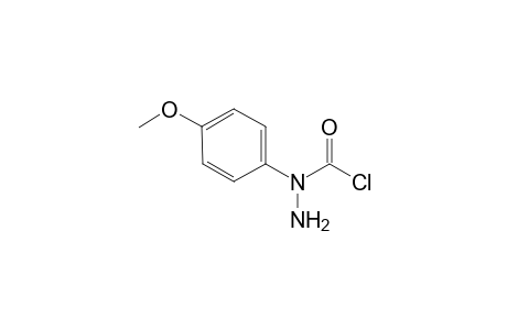 .alpha.-Chloroformyl-4-methoxyphenylhydrazine hydrochloride