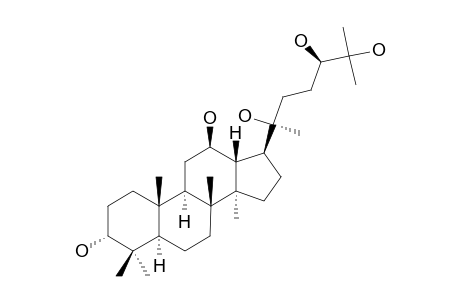 3-ALPHA,12-BETA,20S,24R,25-PENTAHYDROXYDAMMARANE