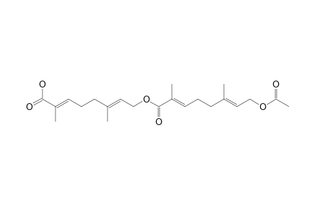 (2-E,6-E)-8-{[(2-E,6-E)-8-ACETOXY-2,6-DIMETHYLOCTA-2,6-DIENOYL]-OXY}-2,6-DIMETHYLOCTA-2,6-DIENOIC_ACID