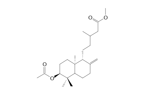 3-BETA-ACETOXY-ENT-LABD-8(17)-EN-15-OIC-ACID-METHYLESTER