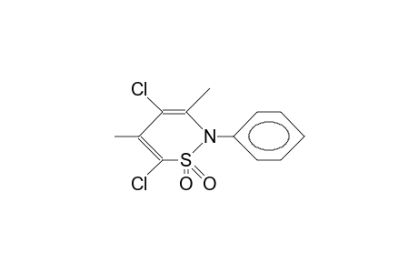 1,3-Dichloro-2,4-dimethyl-N-phenyl-1,3-butadiene-1,4-sultame