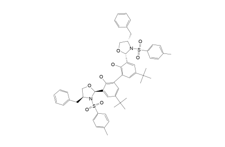 3,3'-BIS-[(2S,4S)-4-BENZYL-3-(4-METHYLBENZENESULFONYL)-1,3-OXAZOLIDINYL]-5,5'-DI-TERT.-BUTYL-BIPHENYL-2,2'-DIOL