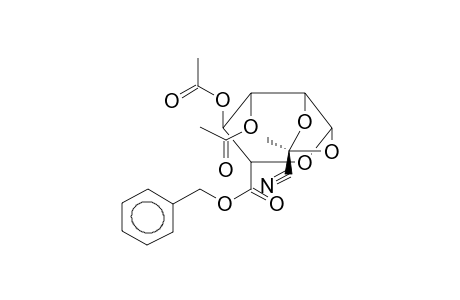 BENZYL 3,4-DI-O-ACETYL-1,2-O-[1-(EXO-CYANO)ETHYLIDENE]-BETA-D-MANNOPYRANURONATE