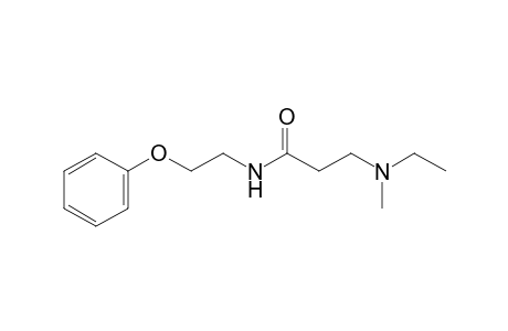 3-(ethylmethylamino)-N-(2-phenoxyethyl)propionamide