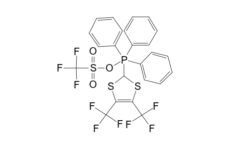 [ 4,5-bis(Trifluoromethyl)-1,3-dithiol-2-yl ]- - triphenylphosphonium trifluoromethanesulfate