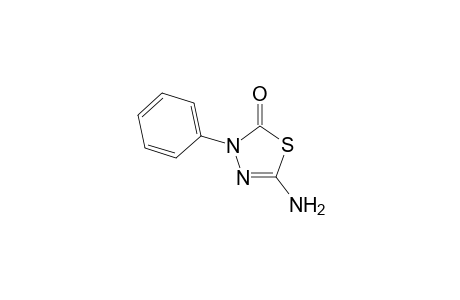 2-Amino-4-phenyl-1,3,4-thiadiazolin-5-one