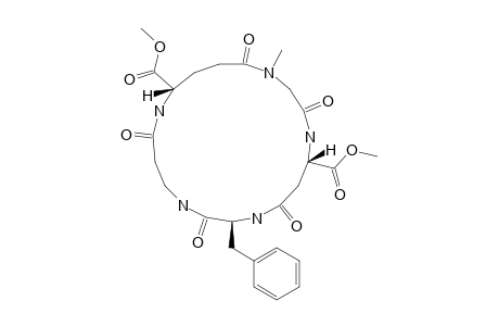 CYCLO-[BETA-ALA-(R)-GLU-ALPHA-OME-GAMMA-SAR-(R)-ASP-ALPHA-OME-BETA-(S)-PHE];ROTAMER-#2