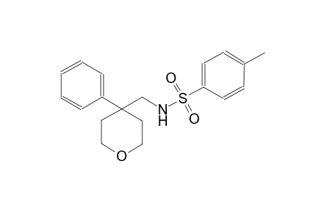 4-methyl-N-[(4-phenyltetrahydro-2H-pyran-4-yl)methyl]benzenesulfonamide