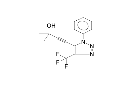 1-PHENYL-4-TRIFLUOROMETHYL-5-(ALPHA-HYDROXYISOPROPYLETHYNYL)-1,2,3-TRIAZOLE