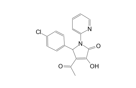 4-acetyl-5-(4-chlorophenyl)-3-hydroxy-1-(2-pyridinyl)-1,5-dihydro-2H-pyrrol-2-one