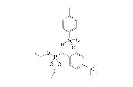 (E)-Diisopropyl ((tosylimino)(4-(trifluoromethyl)phenyl)methyl)phosphonate