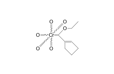 Pentacarbonyl-(1-cyclopentenyl-ethoxy-carbene)-chromium