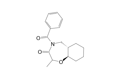 TRANS-4-BENZOYL-2-METHYL-PERHYDRO-1,4-OXAZEPIN-3-ONE