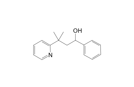 3-Methyl-1-phenyl-3-pyridin-2-ylbutan-1-ol