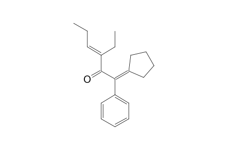 (3E)-1-CYCLOPENTYLIDENE-3-ETHYL-1-PHENYLHEX-3-EN-2-ONE