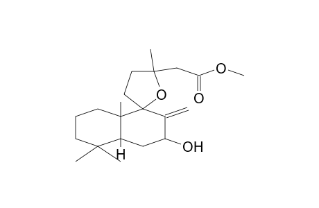 SPIRO[FURAN-2(3H),1'(2'H)-NAPHTHALENE]-5-ACETIC ACID, DECAHYDRO-3'-HYD