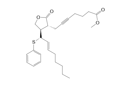 METHYL-(8R*,12R*,13S*,14E)-9-OXO-13-(PHENYLTHIO)-10-OXA-PROST-14-EN-5-YNOATE