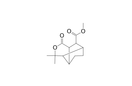 METHYL-(1RS,5RS,6SR,9RS,10SR)-4,4-DIMETHYL-2-OXO-3-OXATRICYCLO-[4.4.0.0]-DECANE-10-CARBOXYLATE