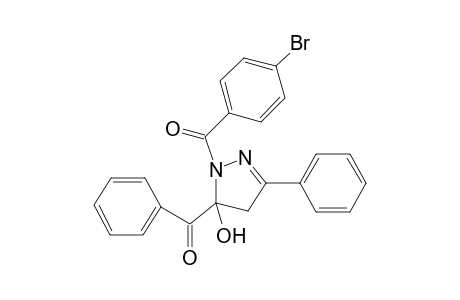 (5-Benzoyl-5-hydroxy-3-phenyl-4,5-dihydro-1H-pyrazol-1-yl)(4- bromophenyl)methanone