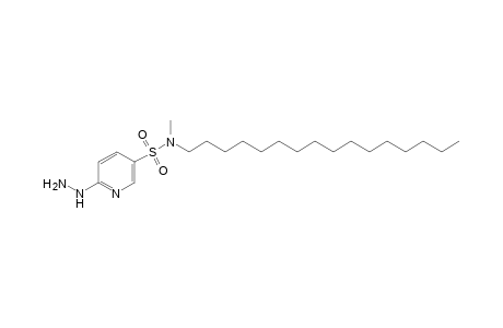 N-hexadecyl-6-hydrazino-N-methyl-3-pyridinesulfonamide