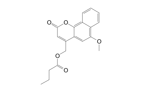 (6-METHOXY-2-OXO-2H-BENZO-[H]-BENZOPYRAN-4-YL)-METHYL-BUTYRATE