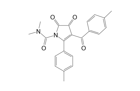 1-(N,N-DIMETHYLCARBAMYL)-4-(4-METHYLBENZOYL)-5-(4-METHYLPHENYL)-1H-PYRROLE-2,3-DIONE