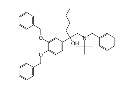 alpha-[(BENZYL-tert-BUTYLAMINO)METHYL]-3,4-BIS(BENZYLOXY)-alpha-BUTYLBENZYL ALCOHOL